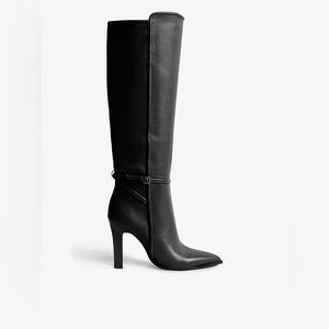 NWT Reiss Ada leather knee-high boots